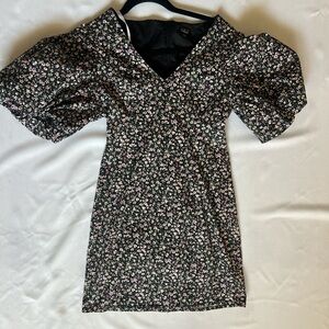 Floral Puff Sleeve Dress